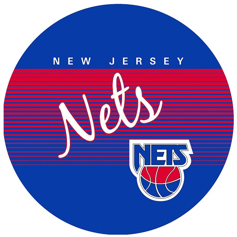 New Jersey Nets Hardwood Classics Chrome Pub Table