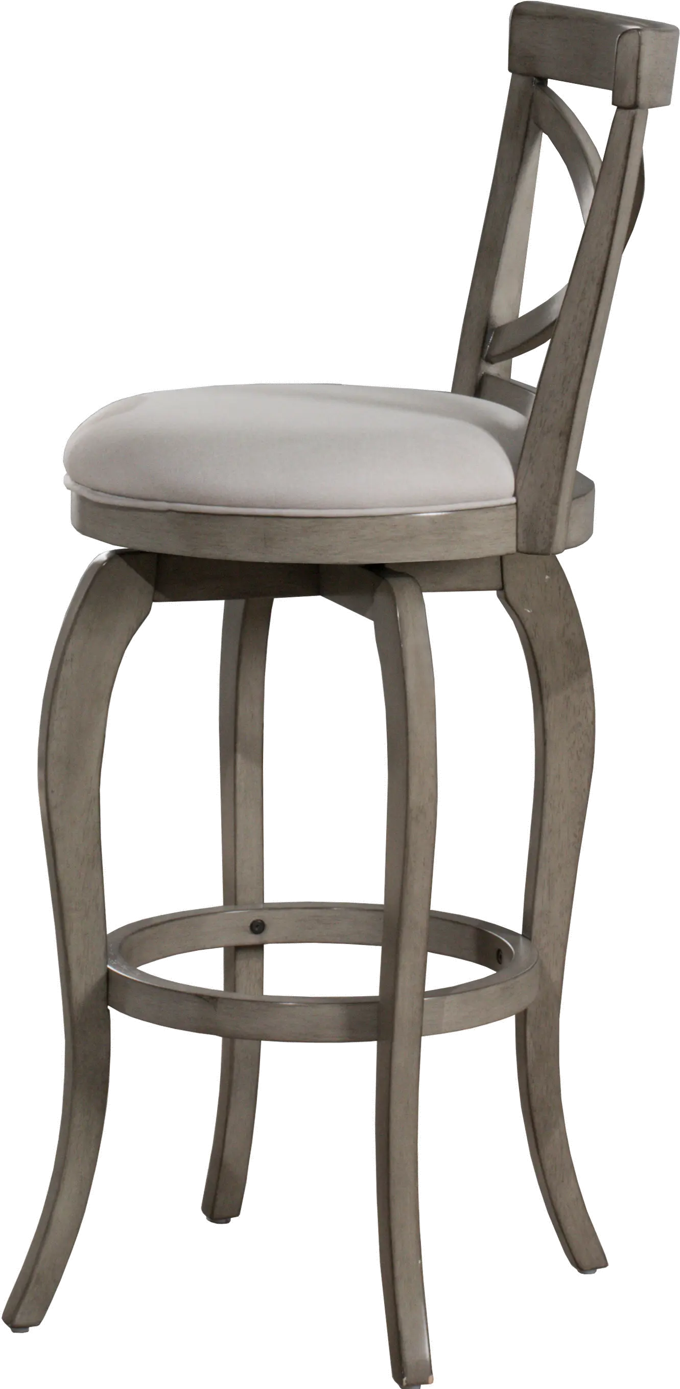 Farmhouse Aged Gray Swivel Counter Height Stool - Ellendale