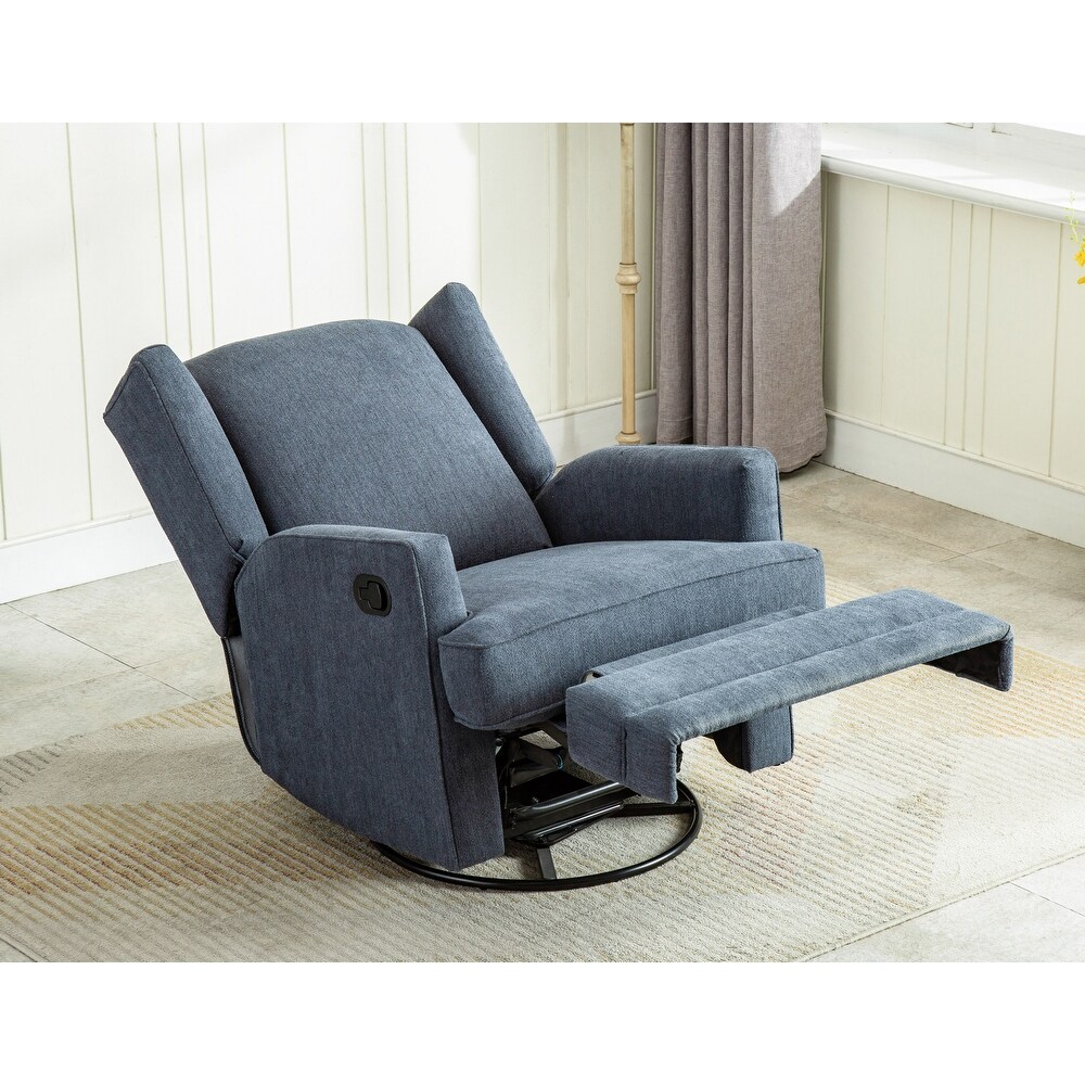 Glider Recliner Swivel Wingback Chair Smooth reclining Massage Chairs