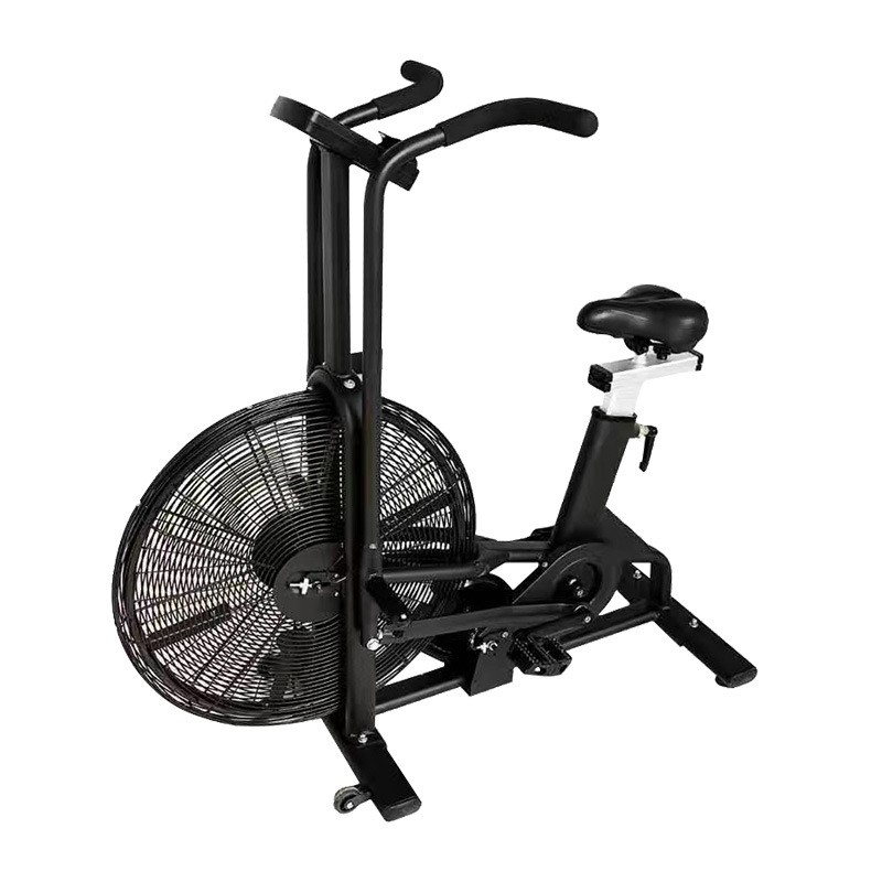 2023 Manufacturer Fitness Equipment Air Resistant Cardio Bike Body Building Upright Airbike Air Bike