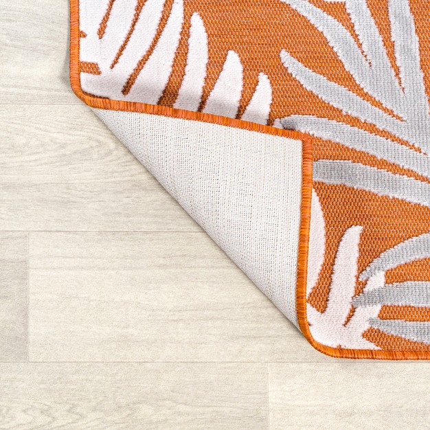 Jonathan Y Montego High low Tropical Palm Floral Indoor outdoor Area Rug