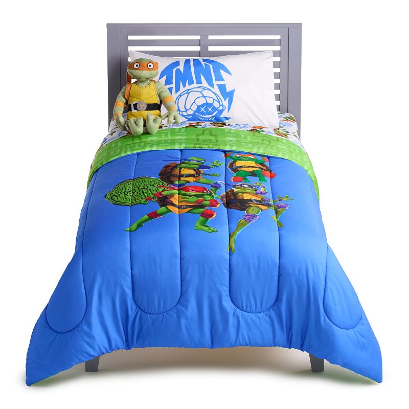 Teenage Mutant Ninja Turtles Slash Twin/Full Reversible Comforter