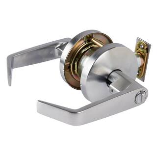 Universal Hardware Universal Hardware Heavy Duty Commercial Entry Lever Cylindrical Chassis ADA UL 3-Hr Fire ANSI Grade 2 Satin Chrome UH40019