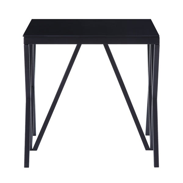 ACME Magenta End Table in Black