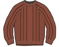 Sandbar Cable Knitted Jumper - Baked Clay