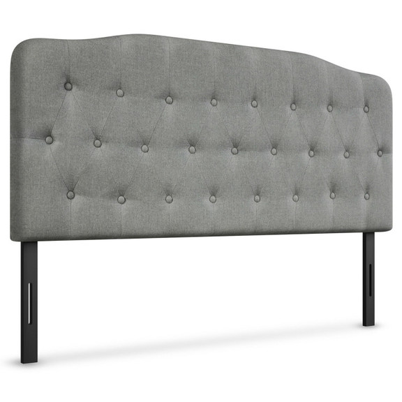 Costway 41928756 Queen Upholstered Headboard with ...