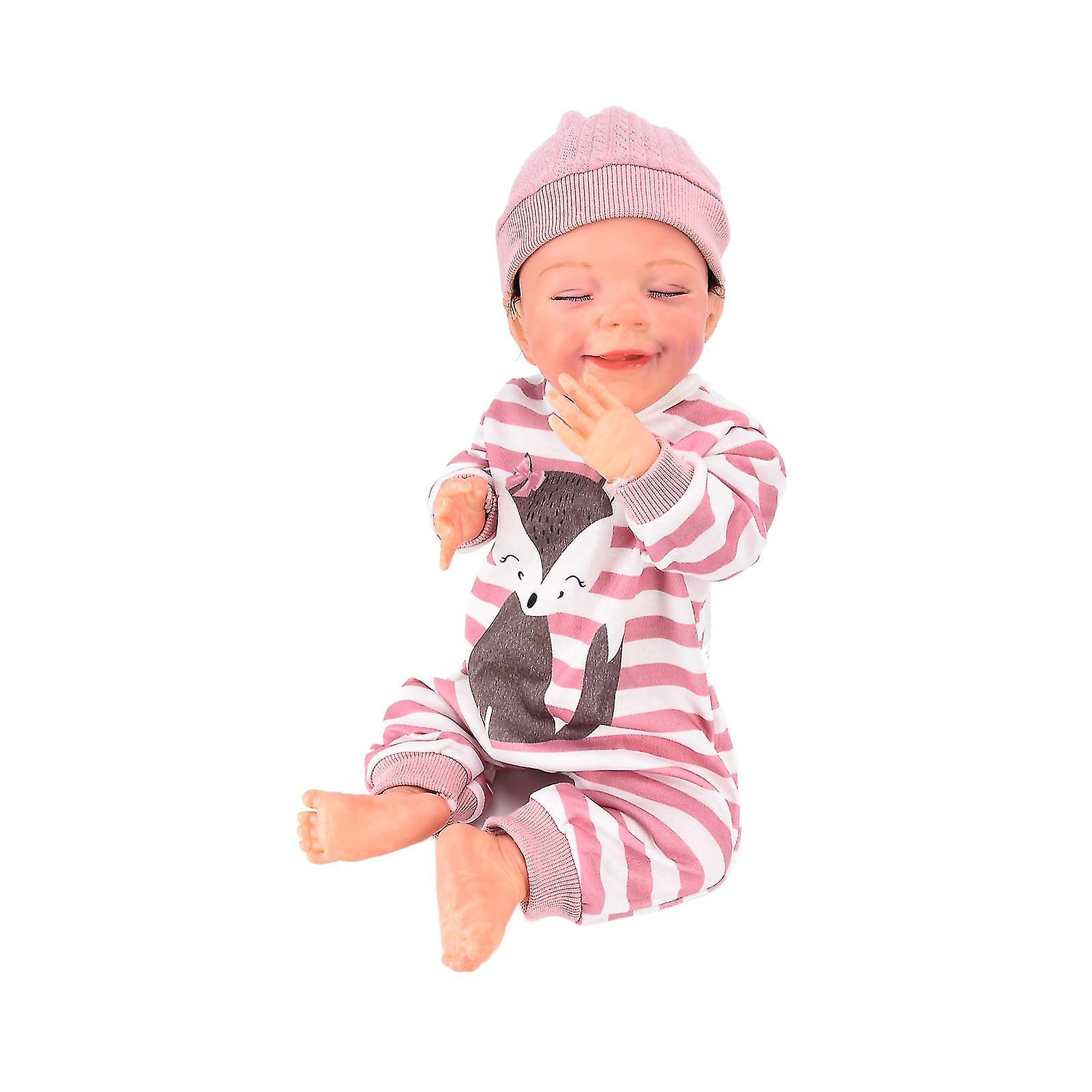 Reborn Baby Dolls Washable Full Vinly Body Newborn Baby Girls Dolls with Toy Accessories for Kids 18Inches