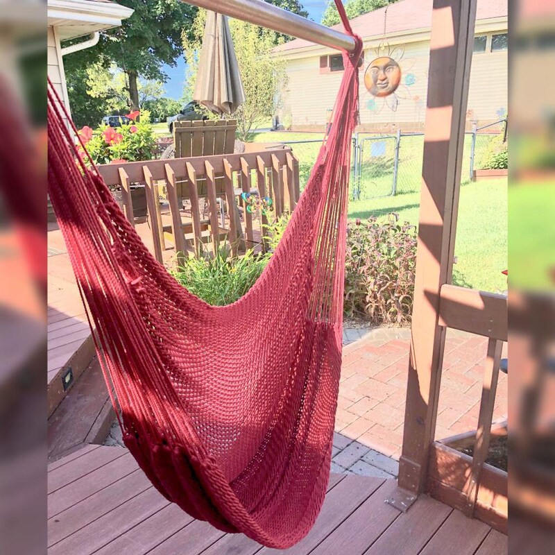 Ultimate Patio Extra Large Hanging Caribbean Hammock Chair