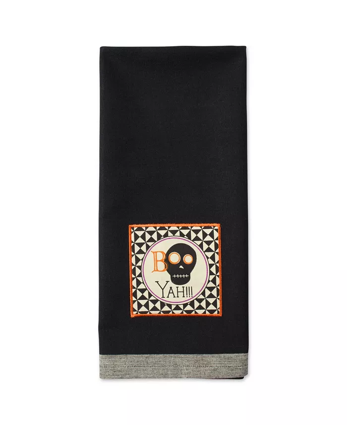 Design Imports All Hallows Eve Halloween Embellished Dishtowel Set