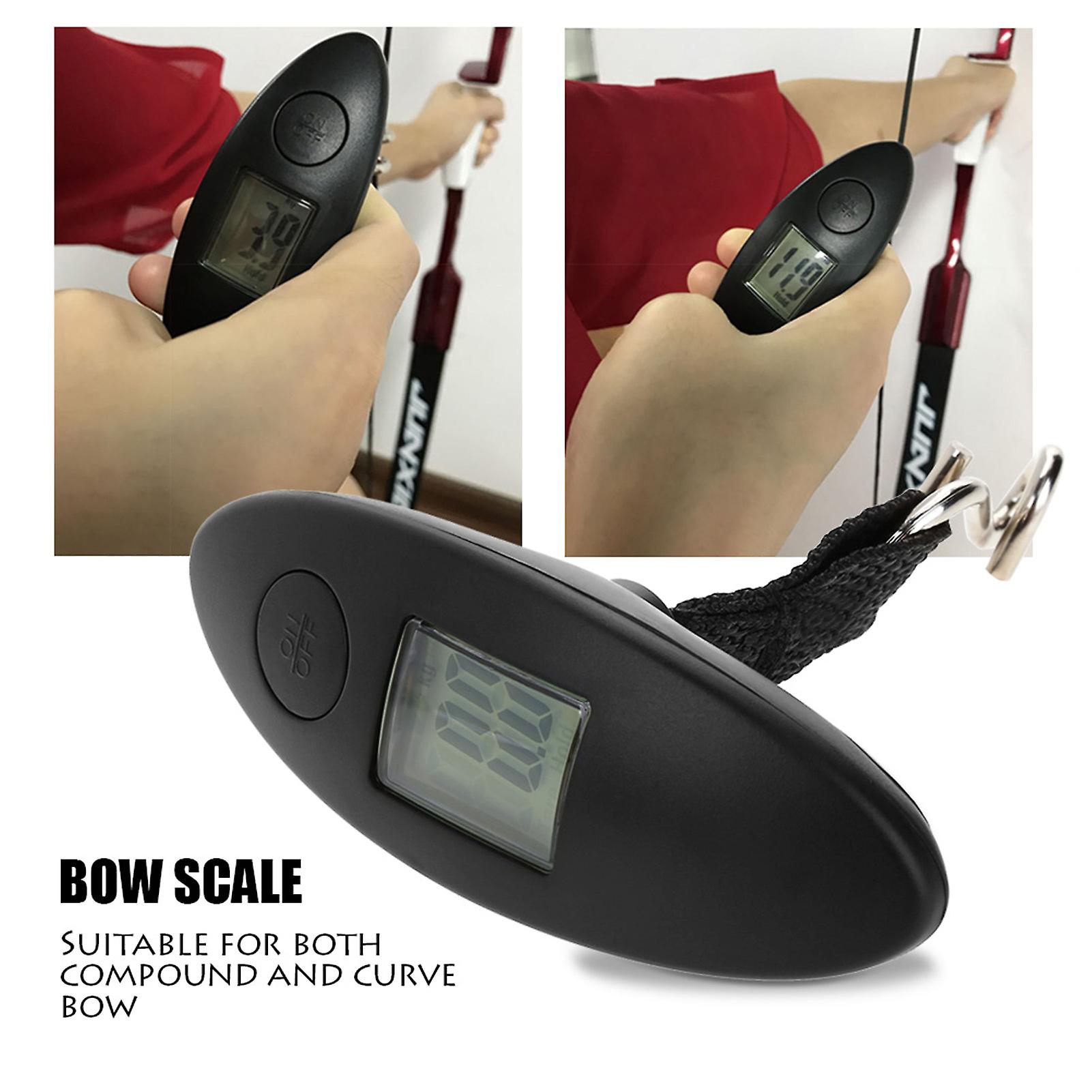 Archery Portable Digital Handheld Bow Hang Scale 88lbs Tool For Compound And Recurve Bow