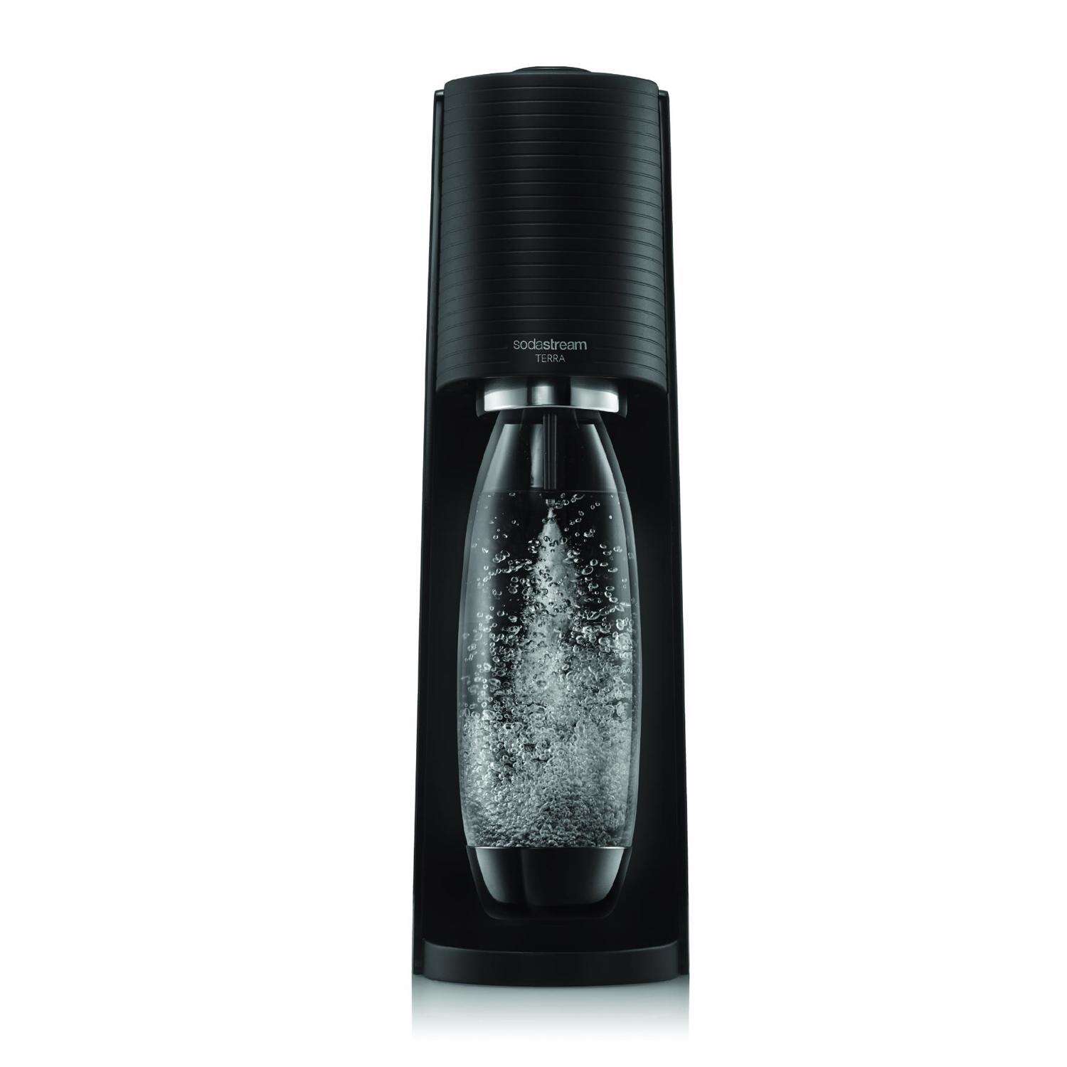 SodaStream Terra Machine Starter Kit Black 1 L Soda Maker