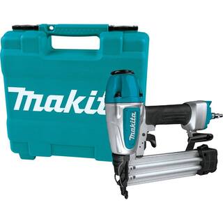 Makita 1 Gal. 125 PSI Portable Electric Compact Air Compressor with Bonus Pneumatic 2 in. 18-Gauge Brad Nailer AC001-AF506