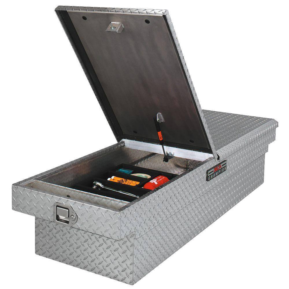 Delta 70 Diamond Plate Aluminum Full Size Crossbed Truck Tool Box 1-238000