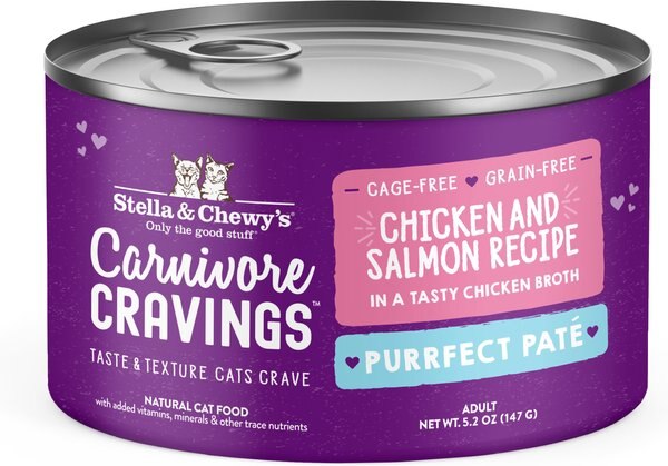 Stella and Chewy's Purrfect Pate Chicken and Salmon Flavored Pate Wet Cat Food