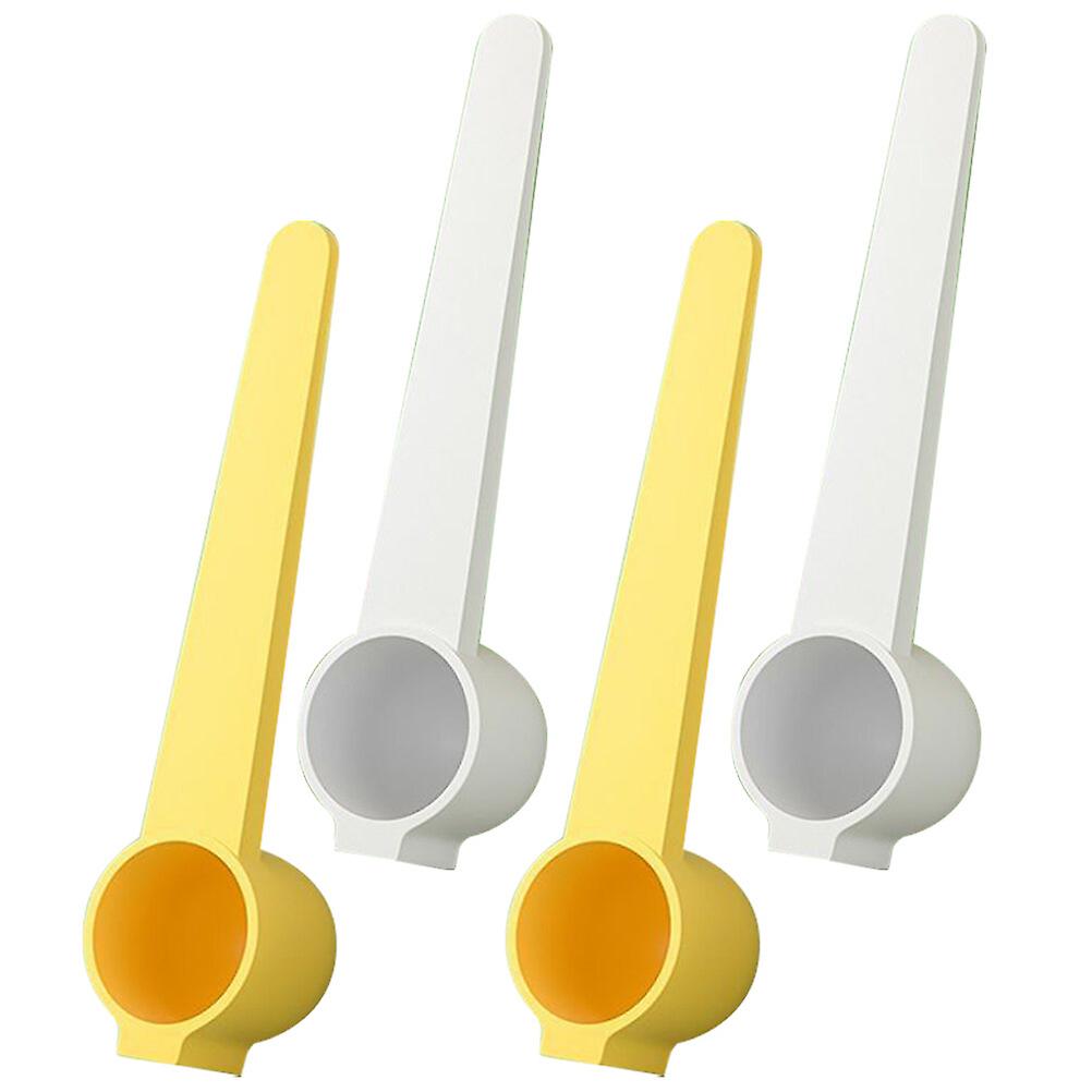 4pcs Kitchen Powder Spoons Coffee Spoons Reusable Spoons Magnetic Milk Powder Scoops