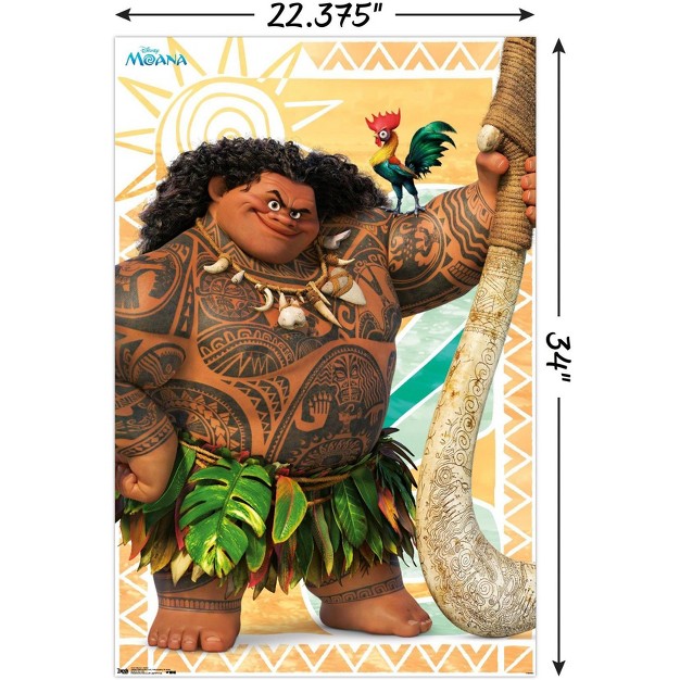 Trends International Disney Moana Heihei Unframed Wall Poster Prints