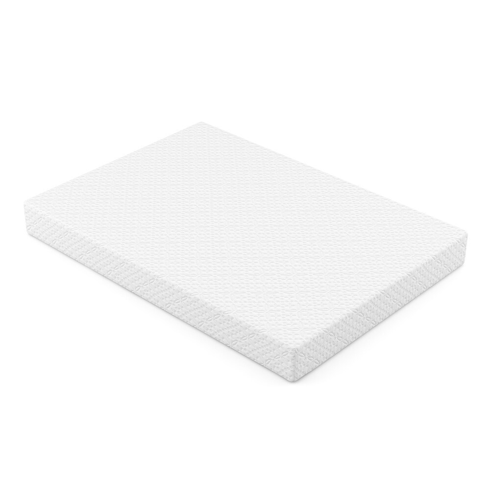 Caspia Contemporary White 8 inch Memory Foam Mattress by Furniture of America