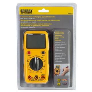 Sperry 8 in. Function Manual Ranging Digital Multi-Meter DM6410