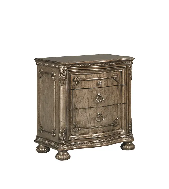 Seville Platinum Gold Nightstand