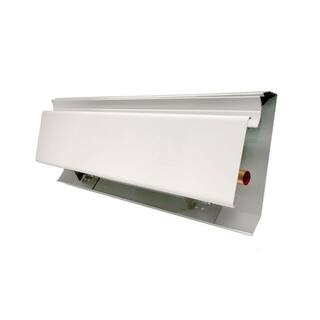 SlantFin MultiPak 80 4 ft. Hydronic Baseboard with Fully Assembled H-3 Element and Enclosure in Nu White 103-401-4