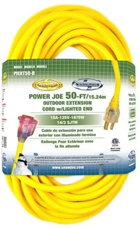 Snow Joe 50 ft Extension Cord - Yellow