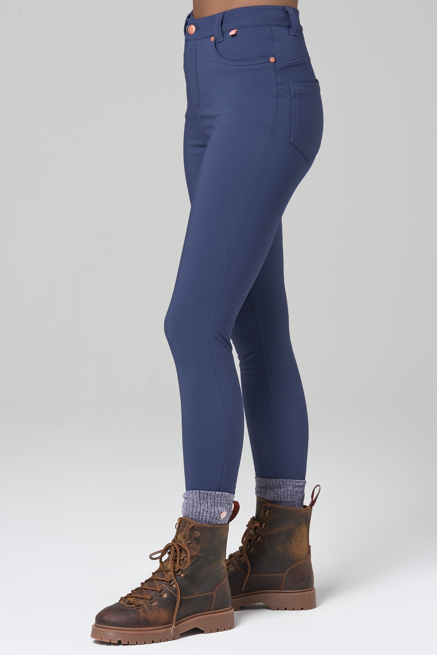 MAX Stretch Skinny Outdoor Trousers - Steel Blue