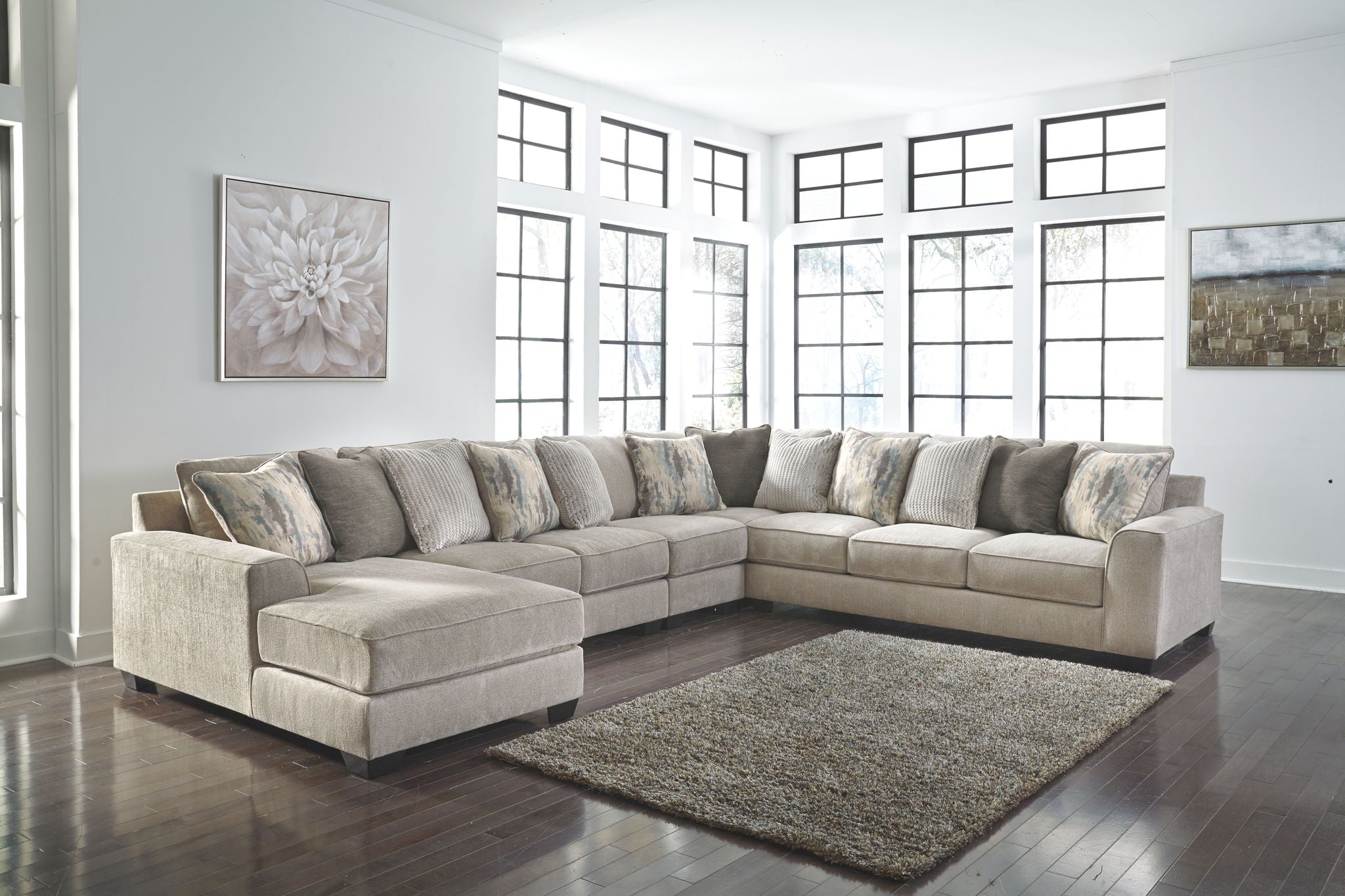 Ardsley 5 Piece Sectional with Chaise