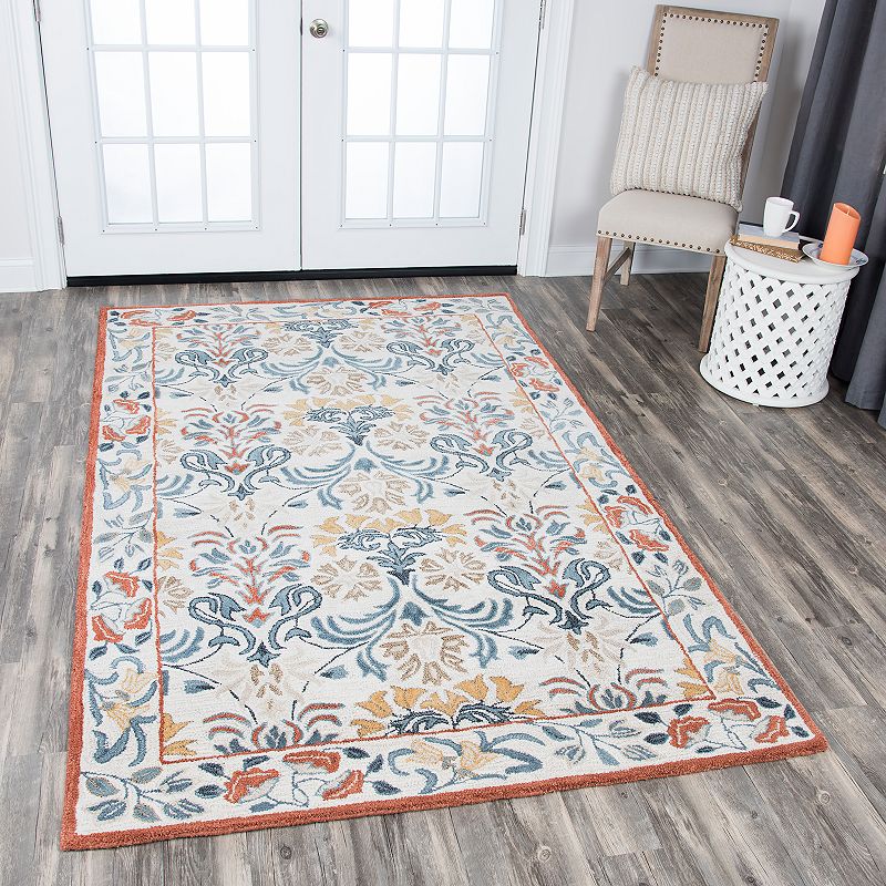 Rizzy Home Opulent Transitional Floral Rug