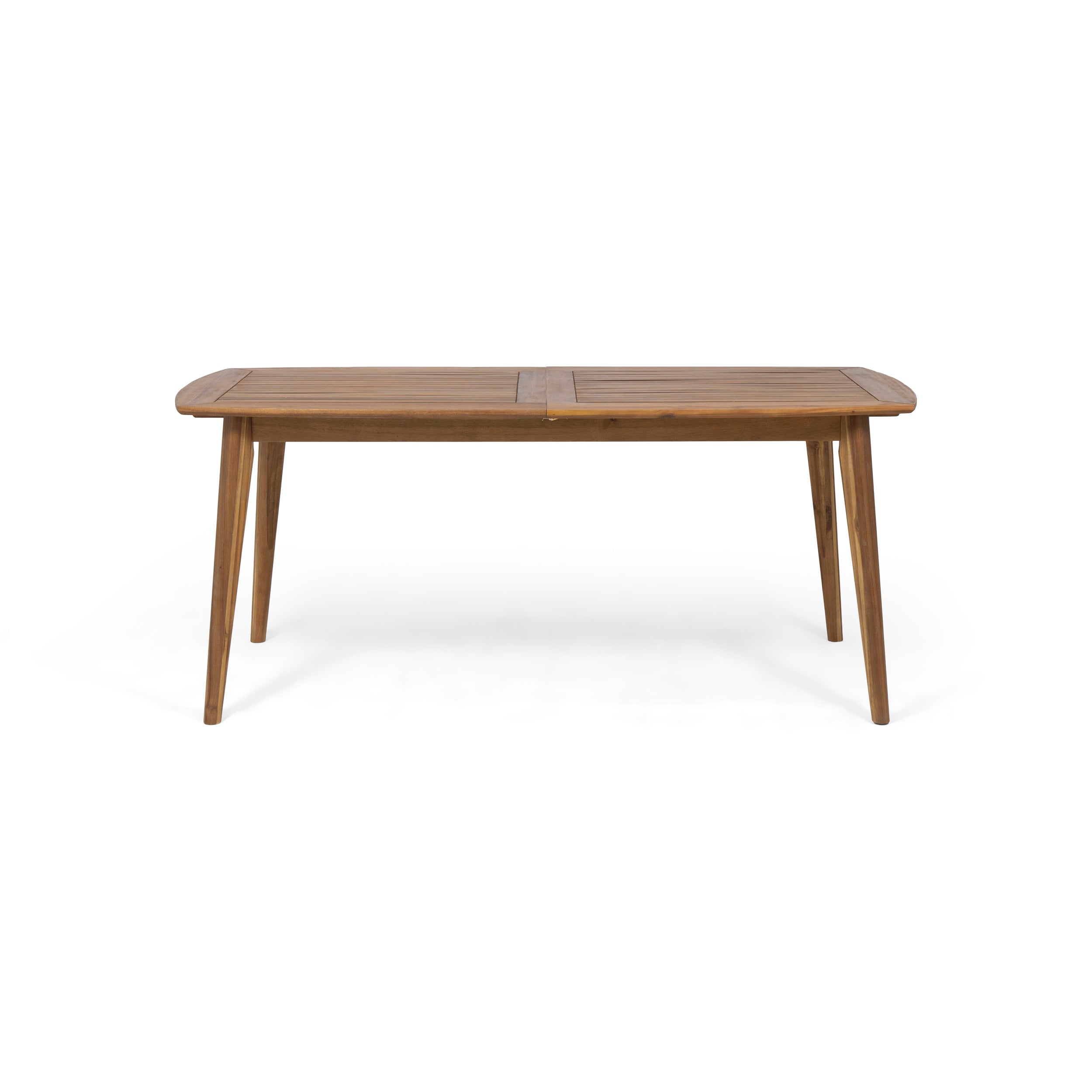 Stanford Outdoor Acacia Wood Expandable Dining Table