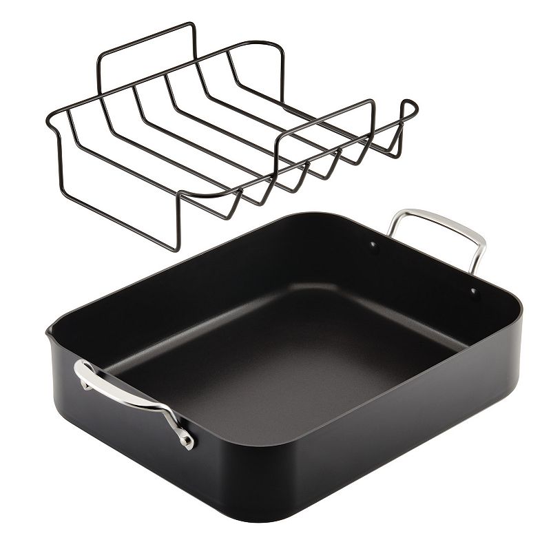 KitchenAid Hard-Anodized Roaster with Removable Nonstick Rack