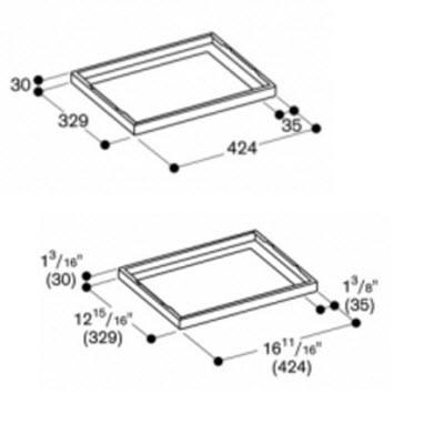 Gaggenau Ventilation Accessories Caps/Louvers and Collars AD220396