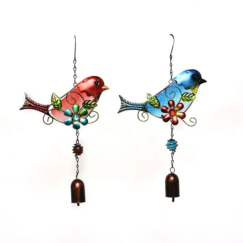 Factory Supply Natural Bird Feeder Drop Garden Garden MultiColor Wind Chimes