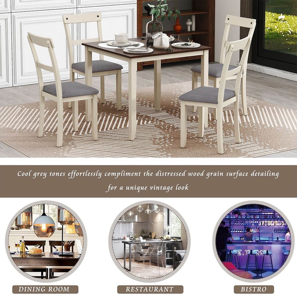 Square Dining Table Set for 4   35\