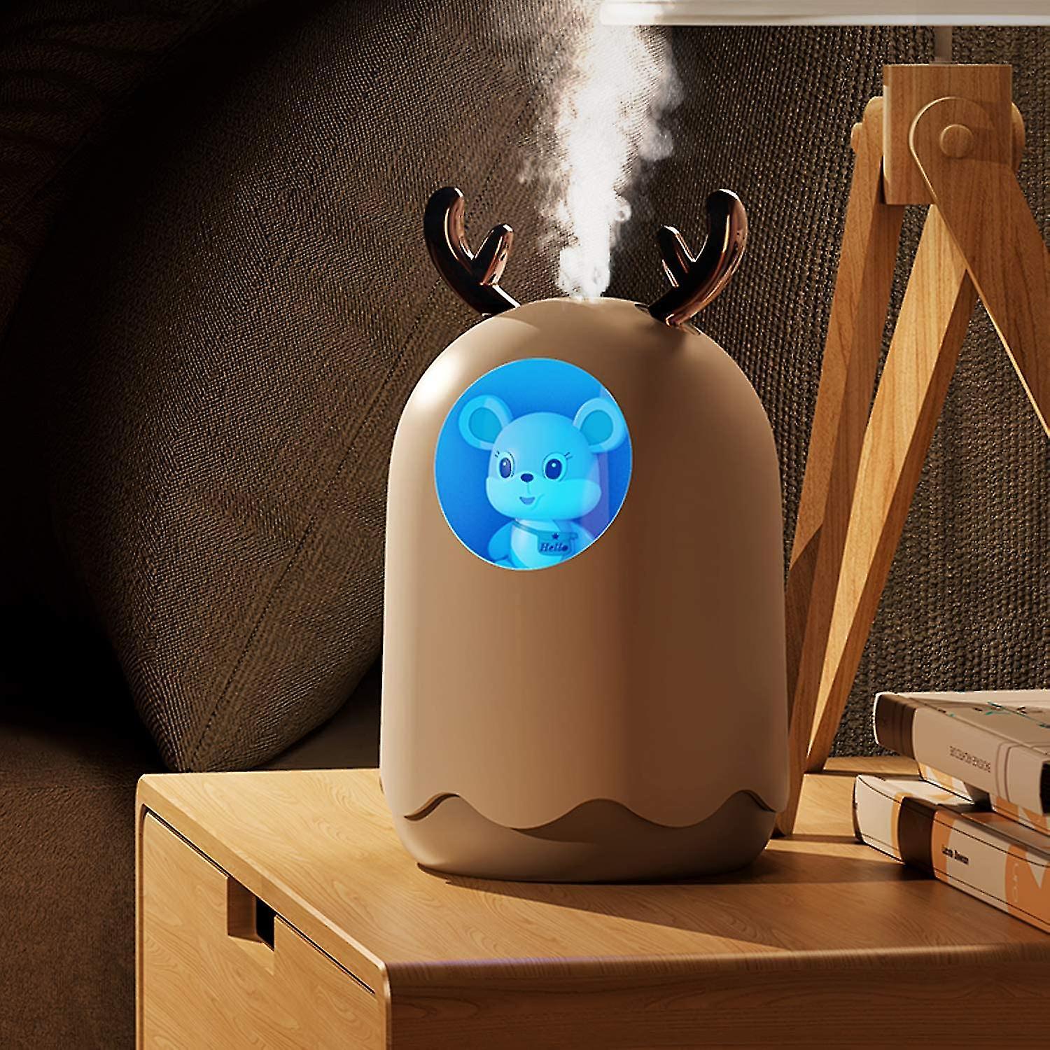 Humidifier Small Air Humidifiers Cool Mist Mini Humidifier Cute， 300ml Usb Personal Humidifer