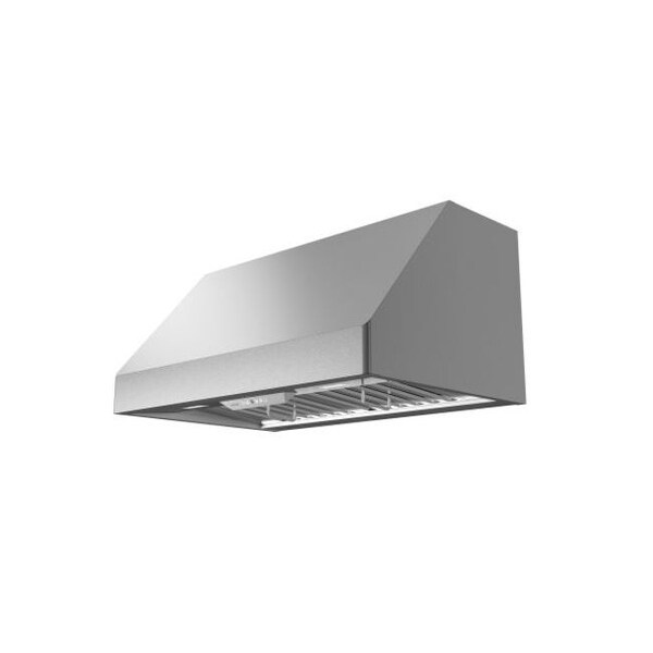 Zephyr 650 CFM 36 Inch Wide Wall Mounted Range Hood with Airflow