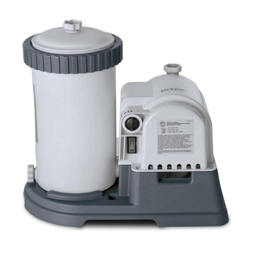 Intex Above Ground Pool Cartridge Filter Pump and Type B Filter Cartridge (5 Pack) 28633EG + 5 x 29005E