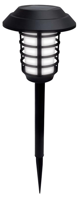 Bell + Howell Solar Pathway Lights， Bright White and Flickering Flame Solar Torches Waterproof Outdoor Lighting， 8 Pack