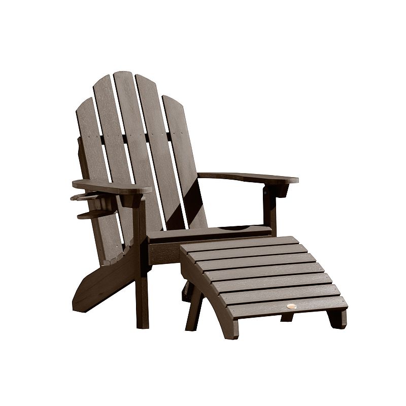 Highwood Westport Adirondack Chair and Folding Ottoman