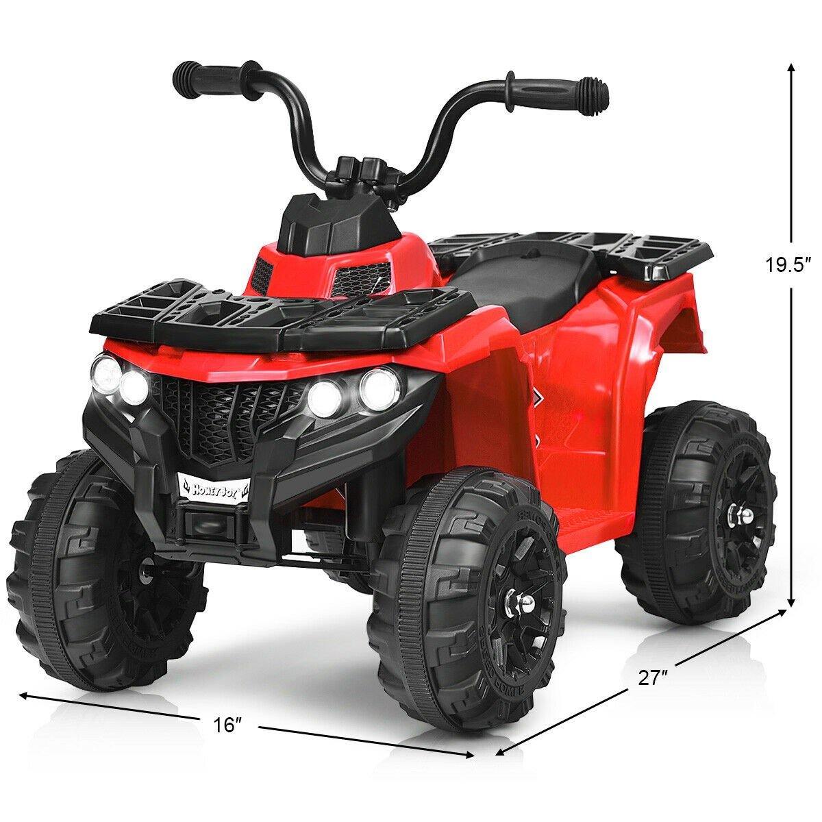 Ride on ATV, 6V Battery Powered Kids Electric Vehicle