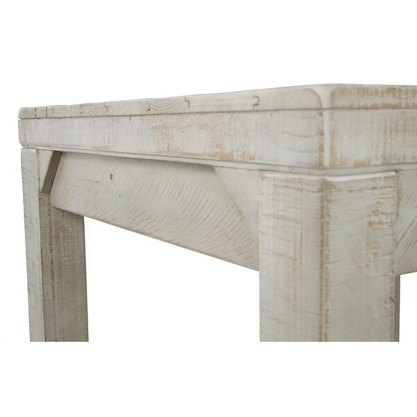 Fregine Whitewash Casual Rectangular End Table