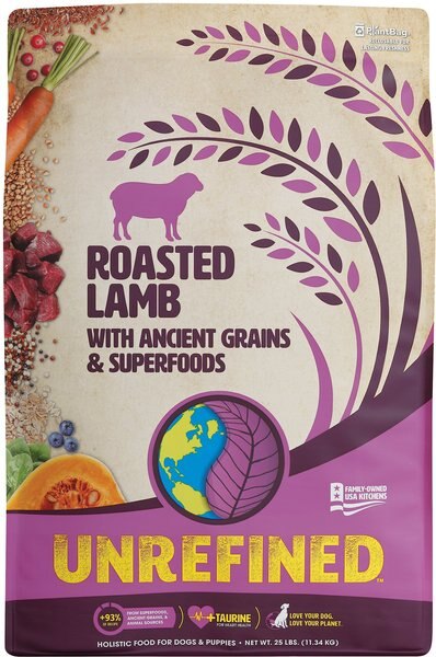 Earthborn Holistic Unrefined Roasted Lamb with Ancient Grains and Superfoods Dry Dog Food