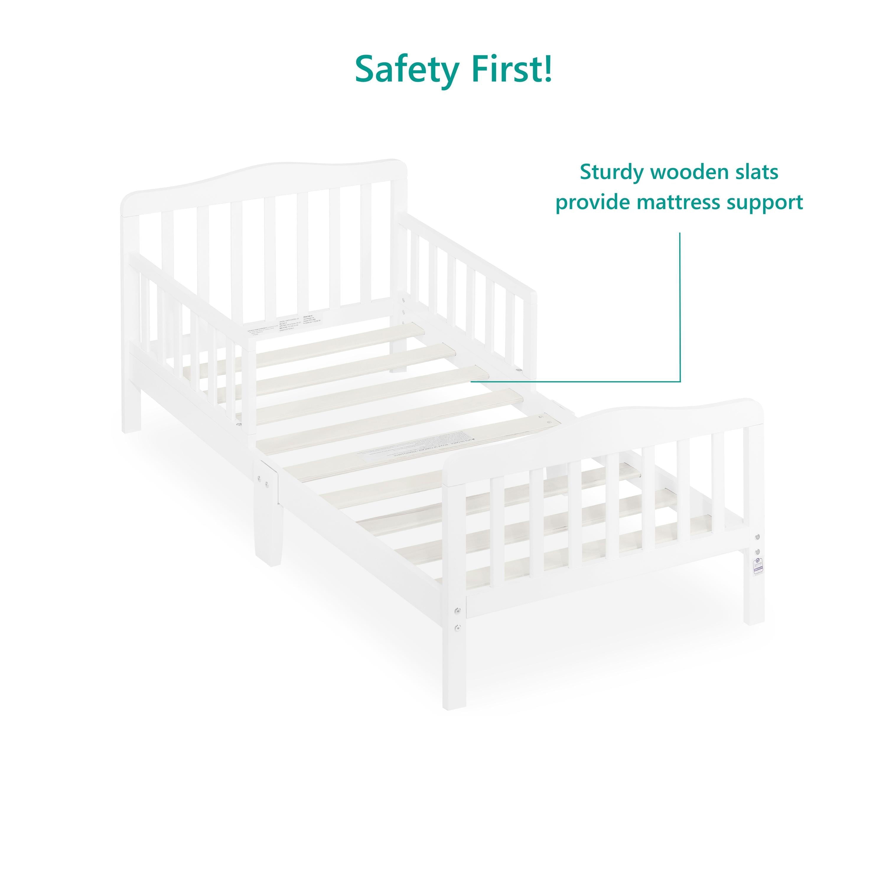 Classic Design Toddler Bed, White