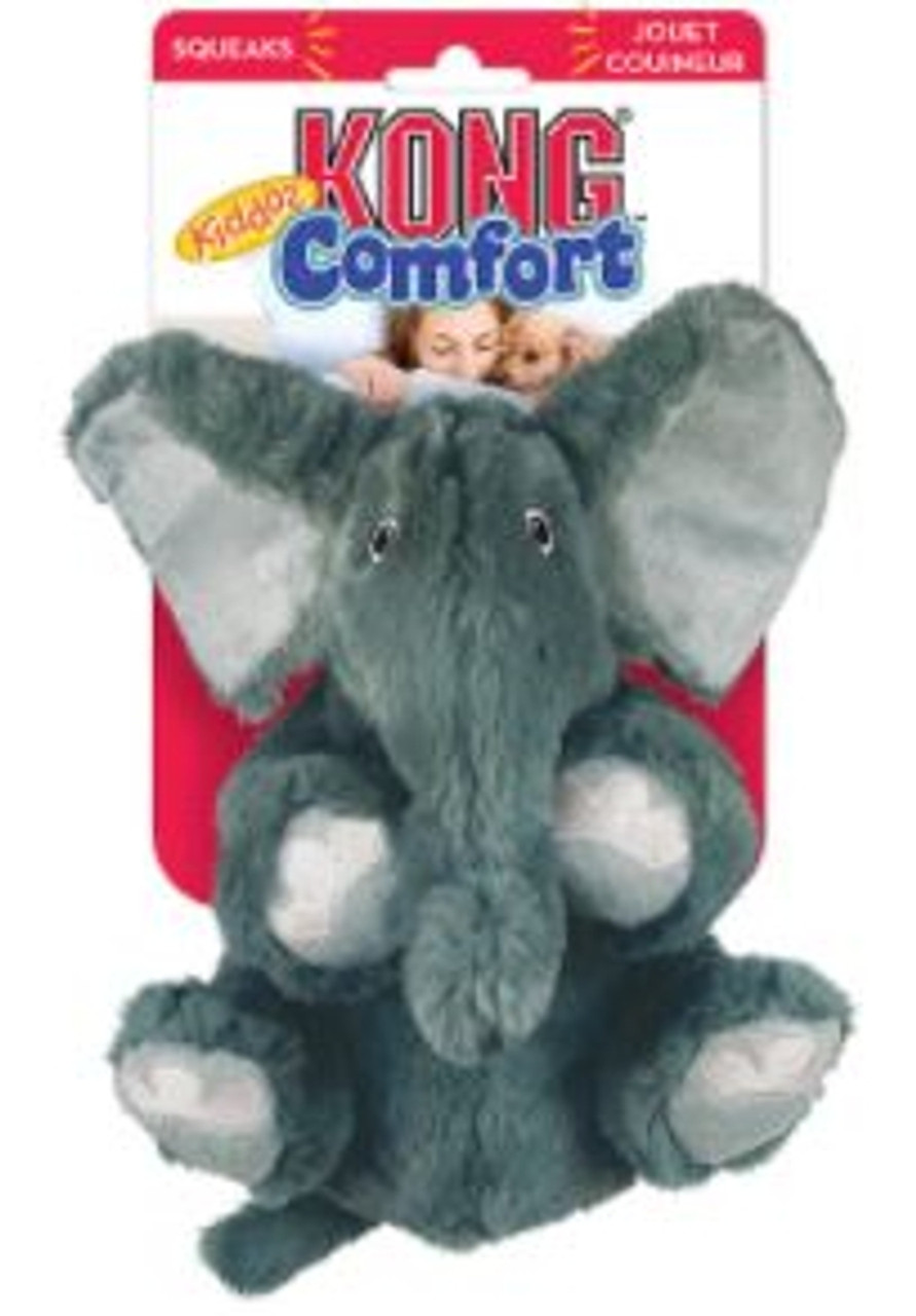 KONG Kiddos Comfort Elephant Dog Toy