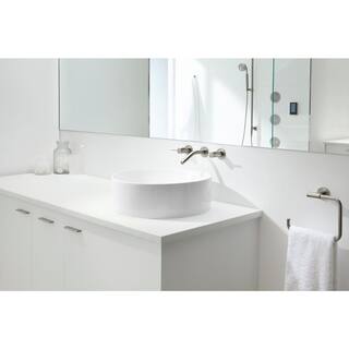 KOHLER Vox Round Above Counter Vitreous China Bathroom Sink in White with Overflow Drain K-14800-0