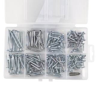 Everbilt Zinc-Plated Wood Screw Assortment (231-Piece per Pack) 800954