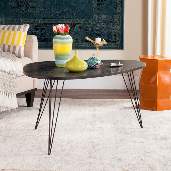 SAFAVIEH Mid-Century Rocco Black Coffee Table - 38