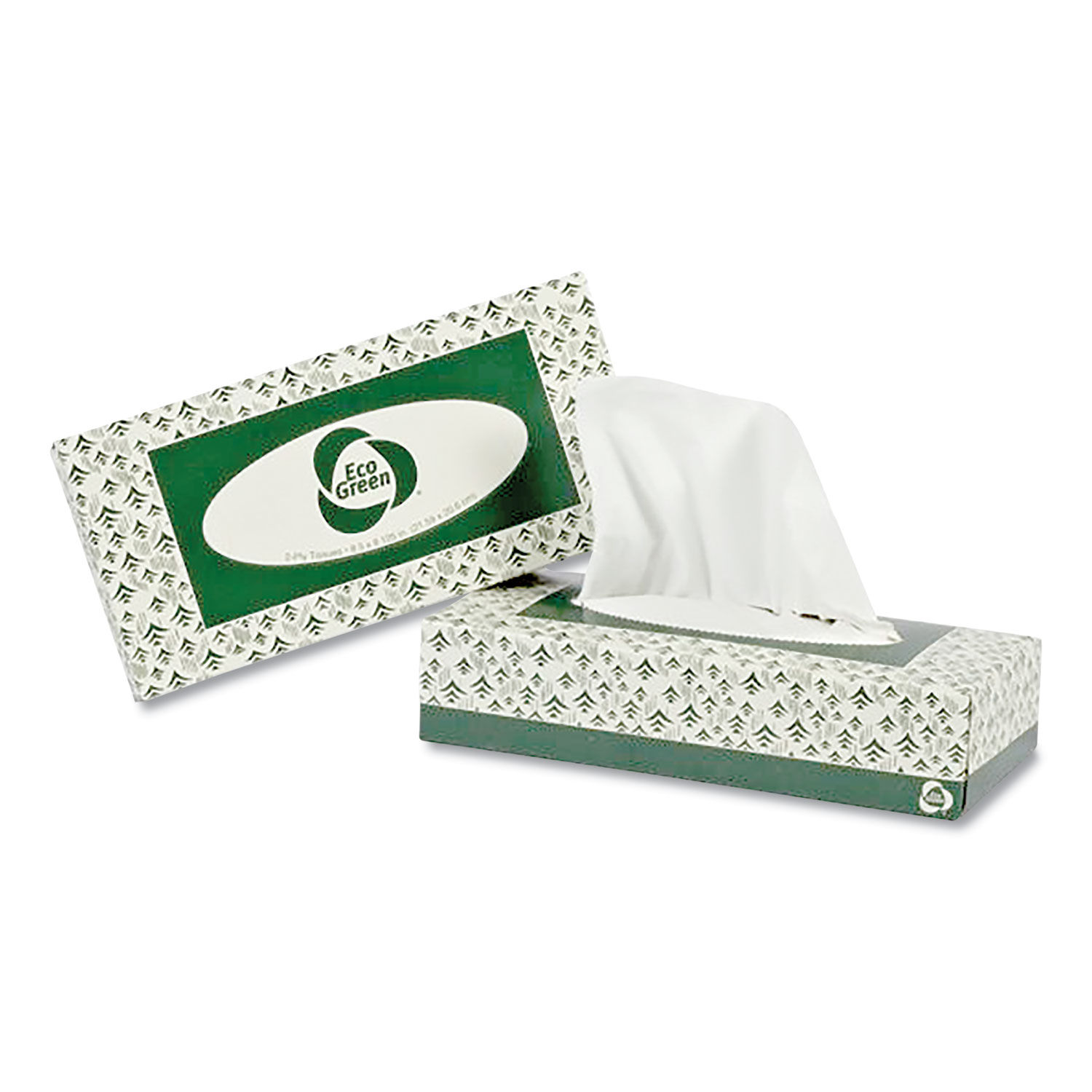 Recycled 2-Ply Facial Tissue by Eco Greenandreg; APAEF150