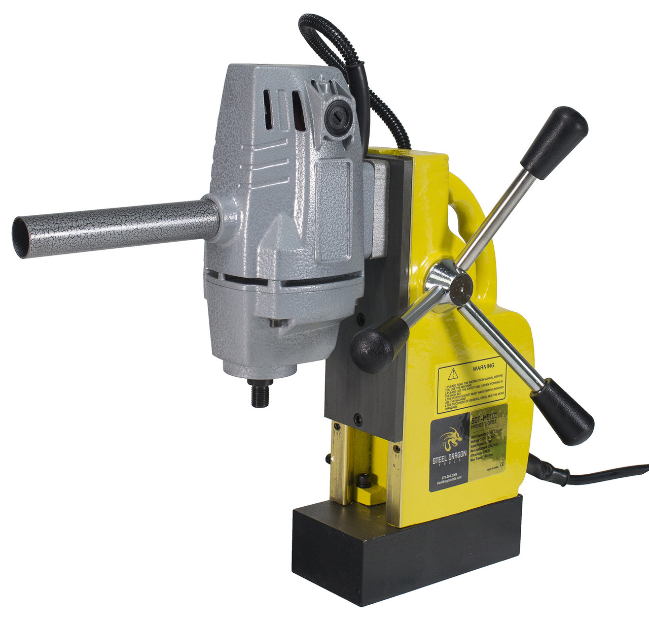 Steel Dragon Tools MD13 Magnetic Drill Press has 1/2 Boring Diameter