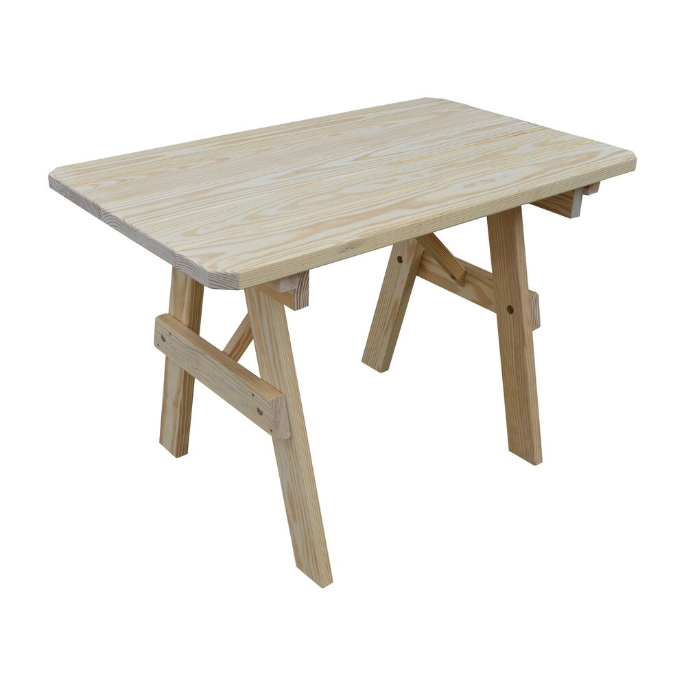 Pine 4' Traditional Picnic Table