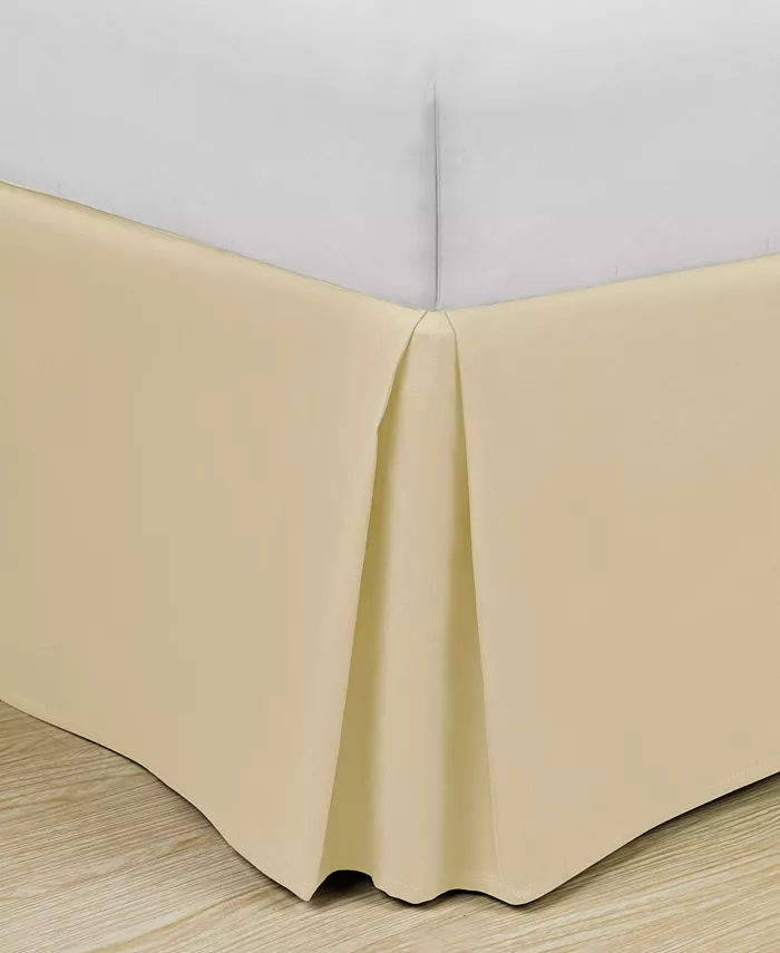 Swift Home Home Basic Easy Fit Microfiber Pleated 14 Drop Queen Bedskirt